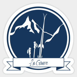 La Meije mountain Sticker